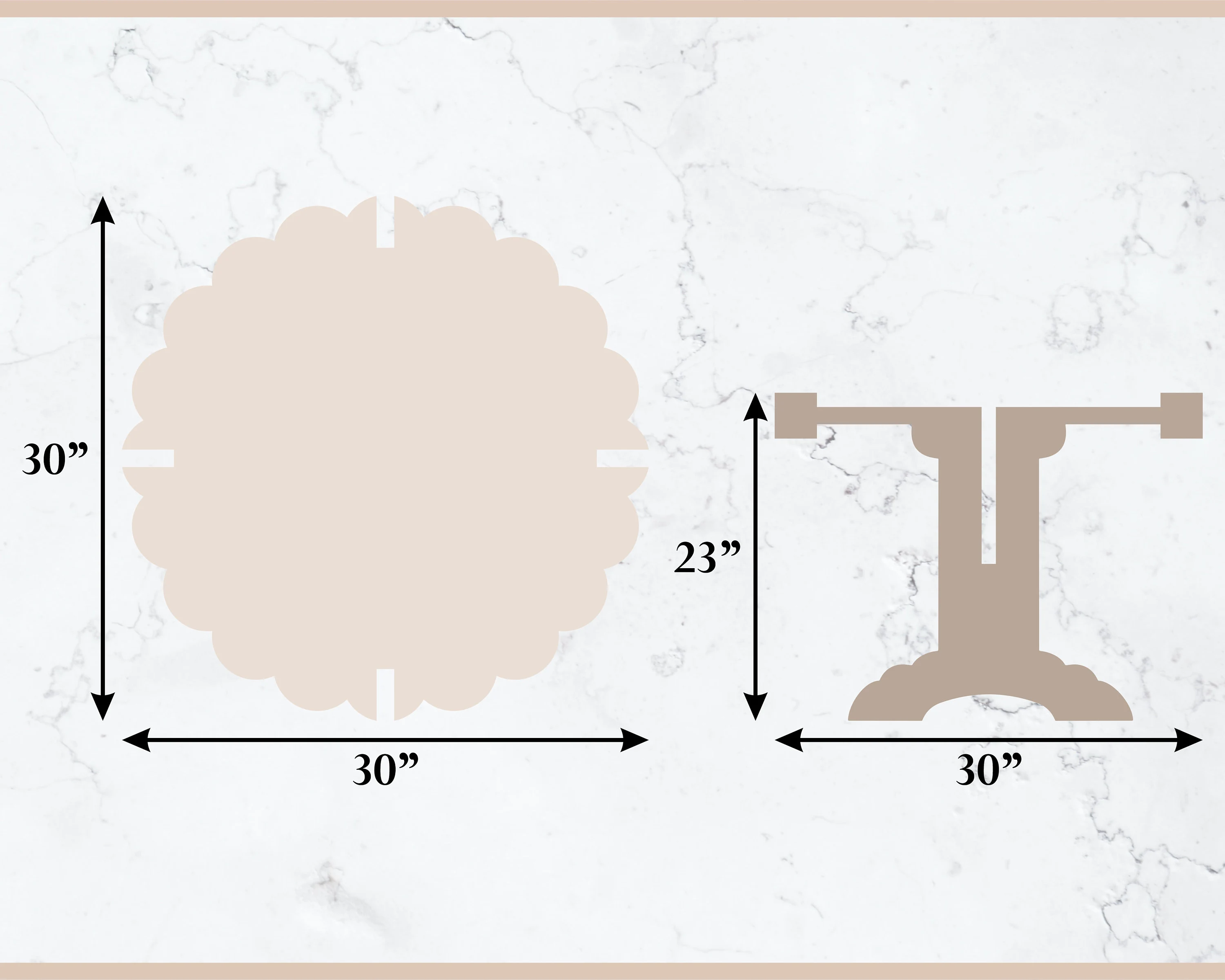 Folding Table template, Folding Scout table Template, DIY table blueprint, Laser Cut File, Vector Digital Design, Svg, Eps, Dxf, Png - image 3