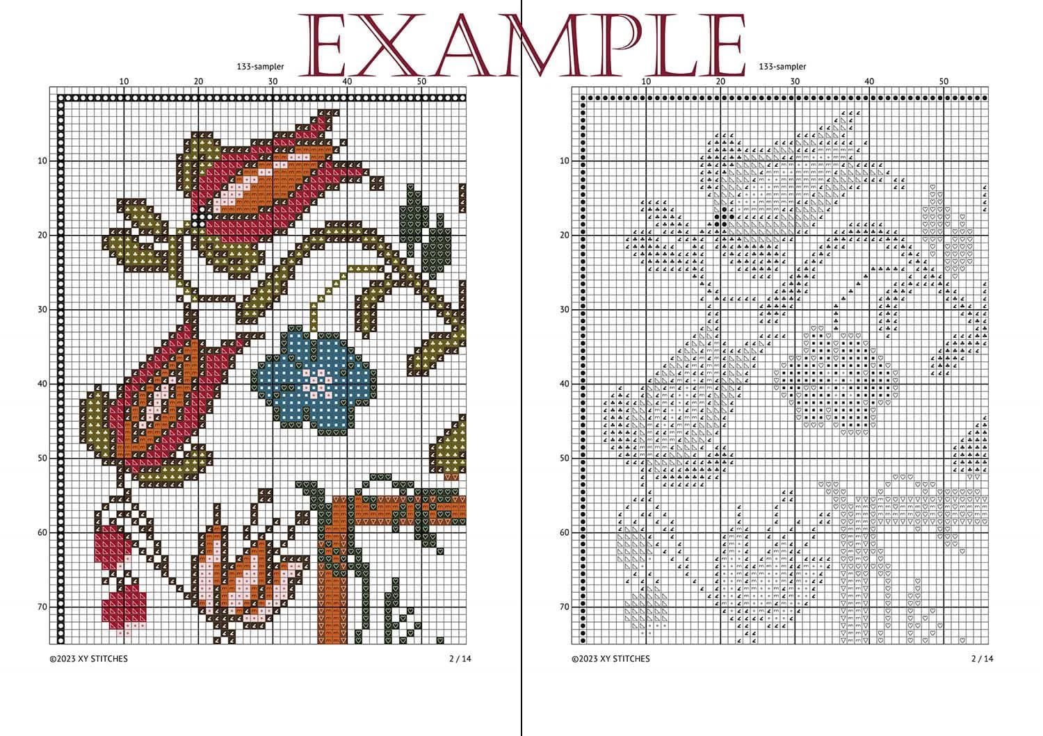 Palestine Flag Tatreez Pattern, Palestinian Cross Stitch (Digital Download) - image 4