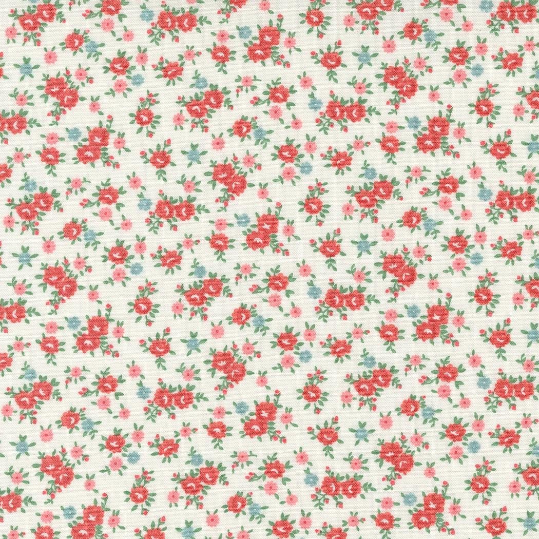 Rosemary Cottage- Lovely- Cream- 55313 11- Moda Fabrics by Camille Roskelley