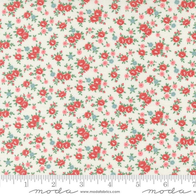 Rosemary Cottage- Lovely- Cream- 55313 11- Moda Fabrics by Camille Roskelley - image 3