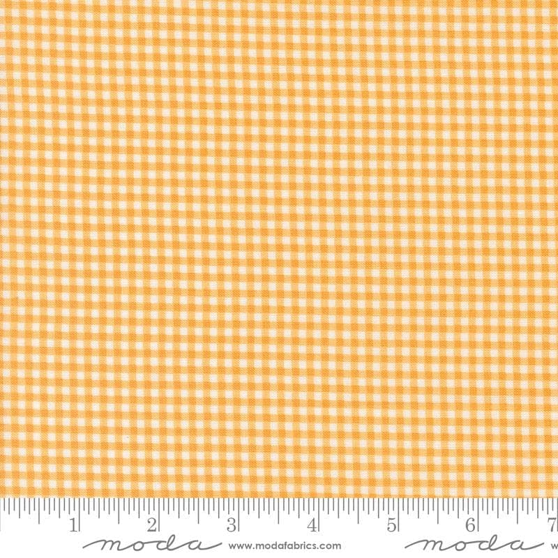 Shine- Gingham- Orangesicle- 55676 15- Moda Fabrics by SweetWater