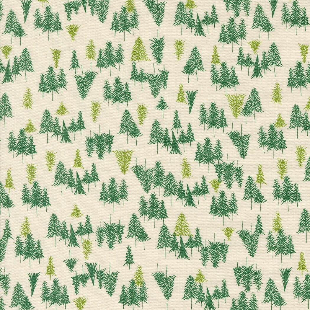 Cozy Wonderland- Tree Farm- Natural- 45594 11- Moda Fabrics designed by  Stephanie Sliwinski Fancy That Design House & Co - image 3