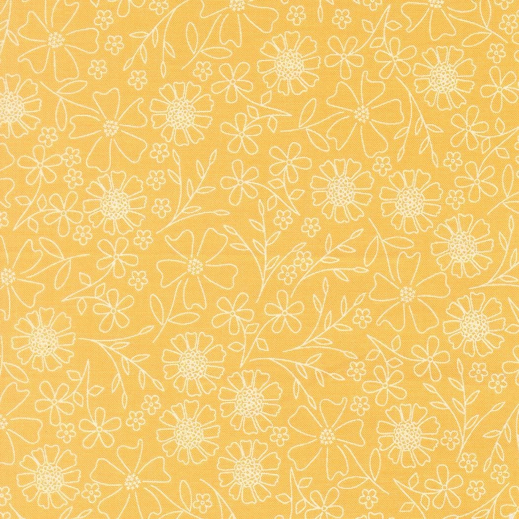 In The Garden- Goldenrod- 29231 38- Moda Fabrics by Corey Yoder - image 3