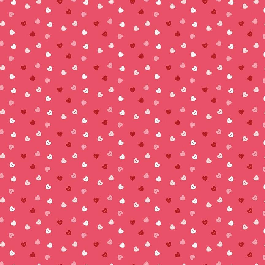 Sew in Love- Hearts- Pink- C16905- Riley Blake Designs by Dani Mogstad - image 3