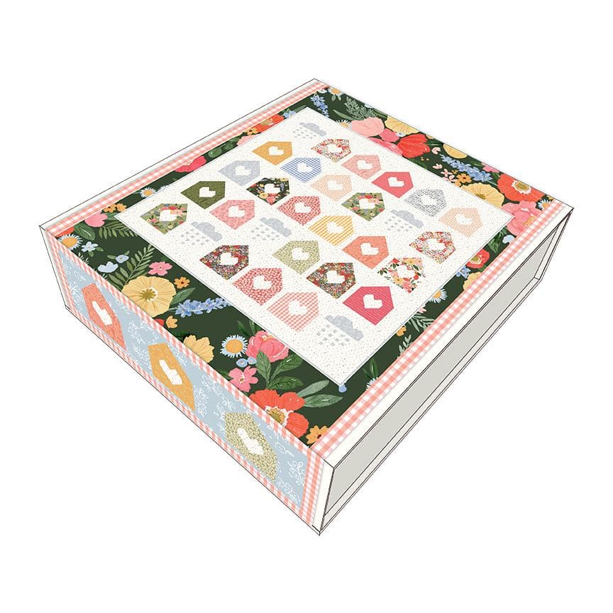 Silver Lining Quilt Kit- KT 15760 - Floral Charms- Riley Blake Designs by Kelsey Carlson - image 3
