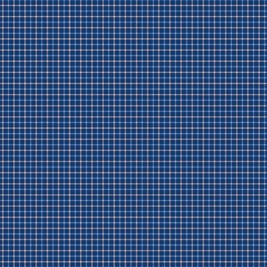 Red White & Bang!-  Plaid Navy - Riley Blake Designs by Sandy Gervais - image 3