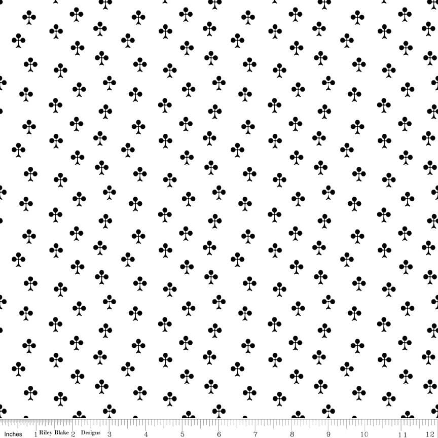 Queen of We’En- Clubs -White- Riley Blake Designs - image 3