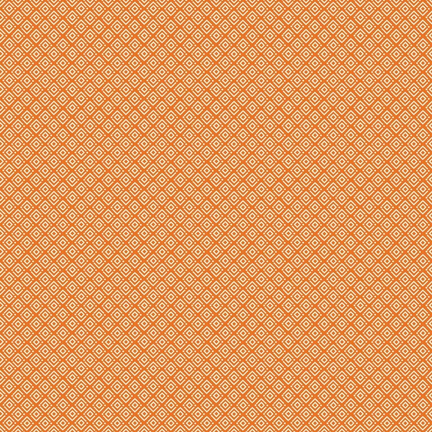 Awesome Autumn- Diamonds -Orange -C12177- Riley Blake Designs by Sandy Gervais - image 3