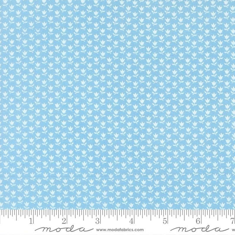 Cat Named Stitch- Sky- 55347 12- Moda Fabrics by Camille Roskelley