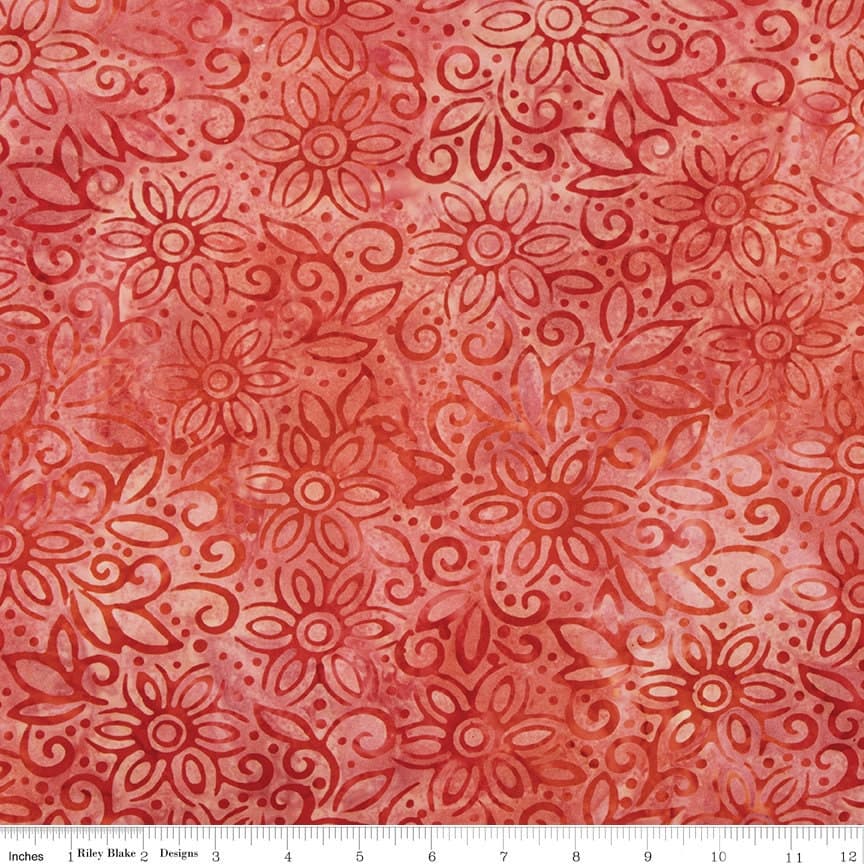 Batiks Tjaps- That Summer Feelin’- Strawberry Ice- BTAP1196- Riley Blake Designs