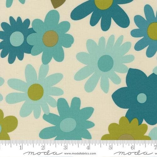 Happy Daze- Aqua- 33840 18- Moda Fabrics by Chloe’s Closet