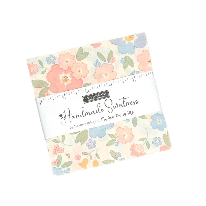 Handmade Sweetness- Charm Pack- 31790PP- 42 pieces pre cut 5” x 5” - Moda Fabrics by My Sew Quilty Life - image 3