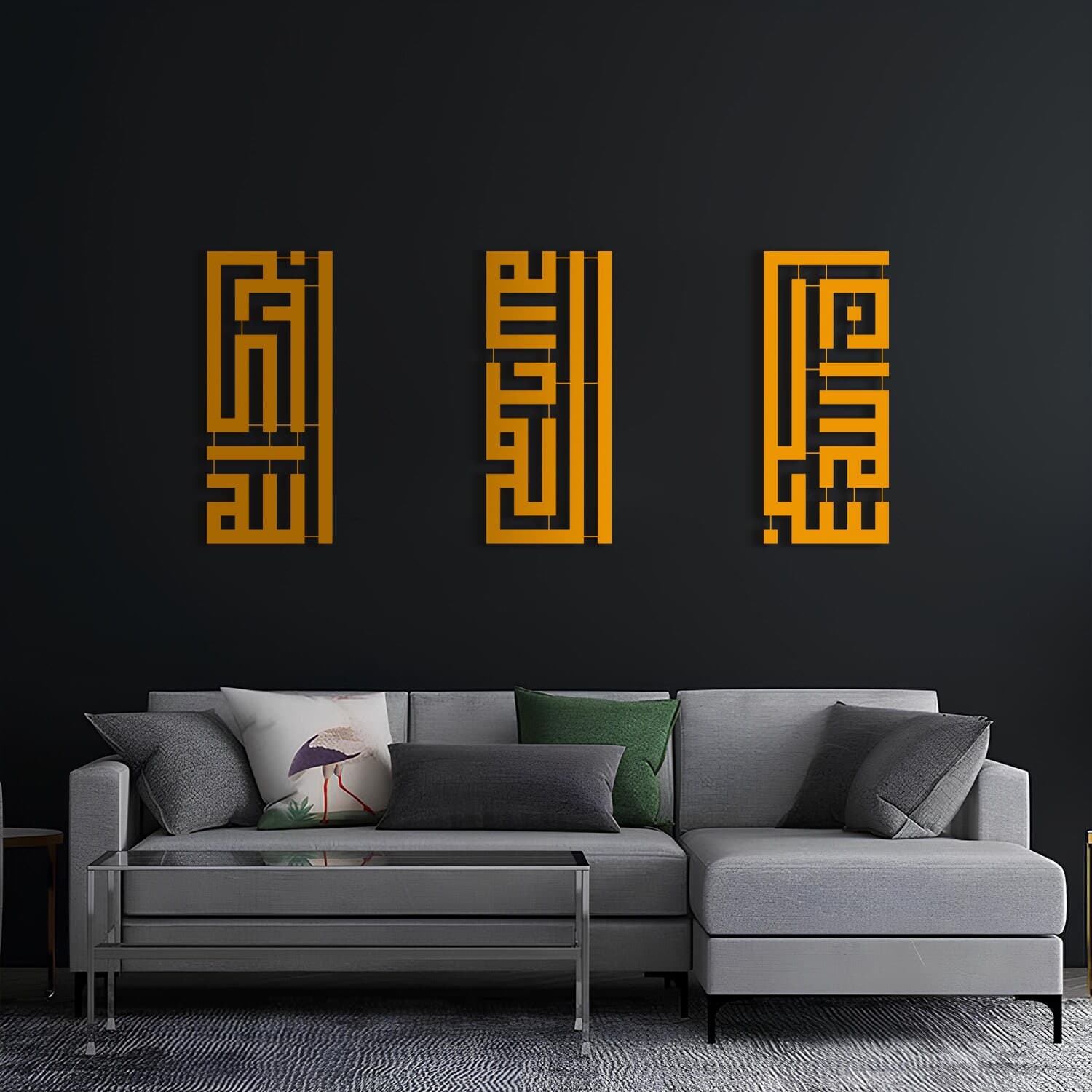 Metal Set of 3 İslamic Wall Art, Muslim Wall Art, Islamic Wall Art, Quran Wall Art, Islamic Art, Arabic Wall Art, Islamic Gifts, Eid Gifts - image 5