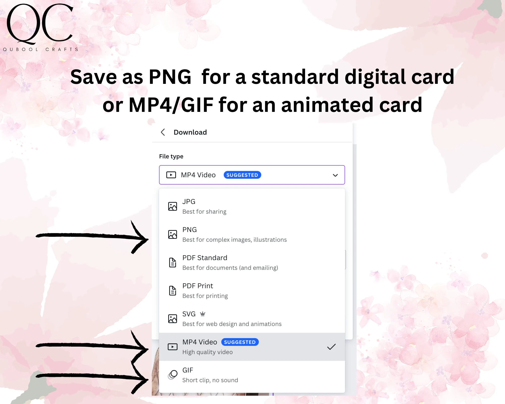 Pink Floral Nikkah Invitation, Animated Muslim Wedding (Digital Download) - image 4