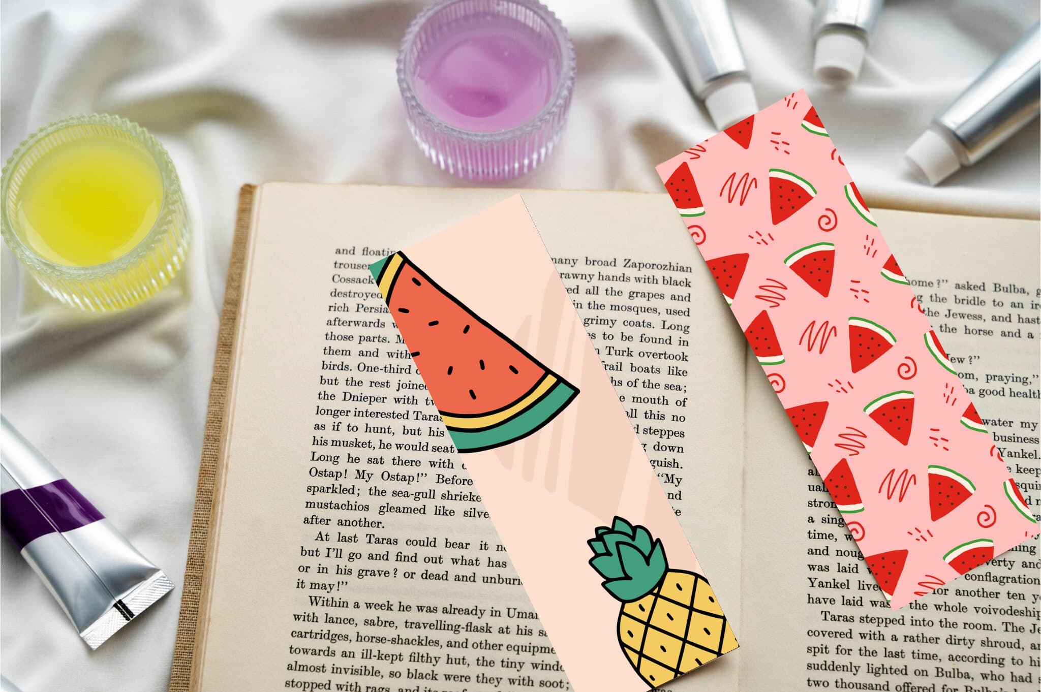 Tropical Fruit Bookmarks – 20 Piece Printable Set (Digital Download) - image 3