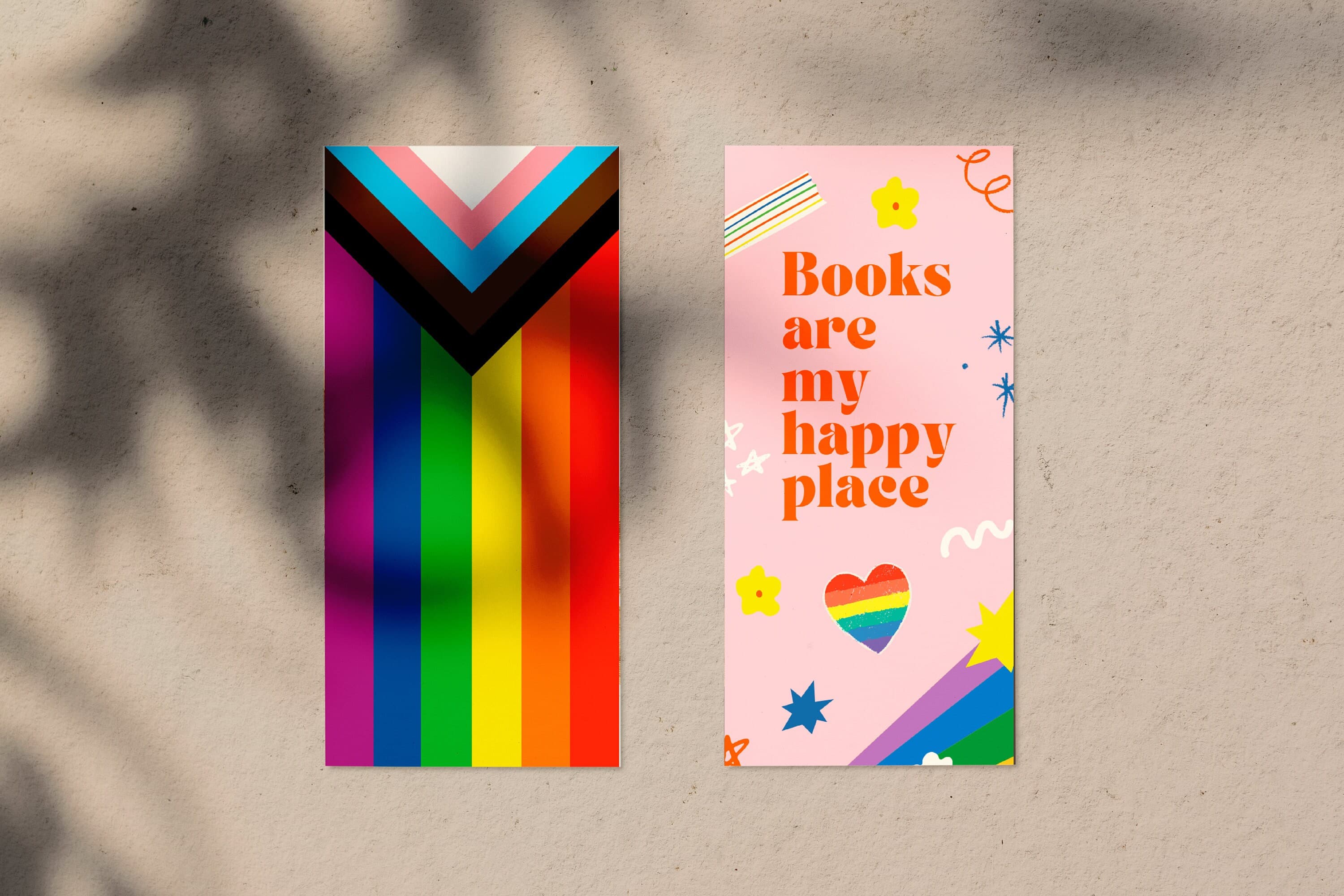LGBTQ Pride Bookmarks - Colorful Designs, Set of 10 (Digital Download) - image 4