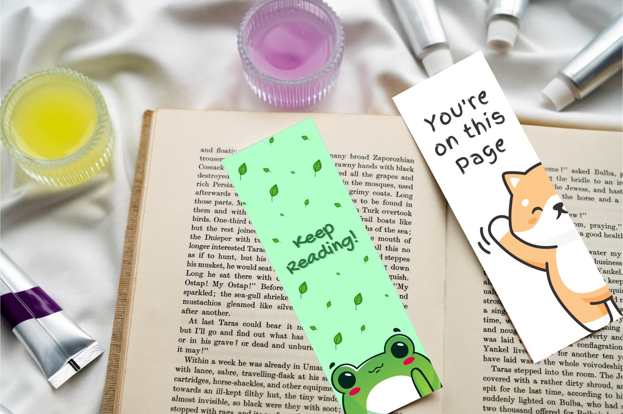 Cute Animal Bookmarks Set – Printable 10 Pcs (PDF Print File) - image 3