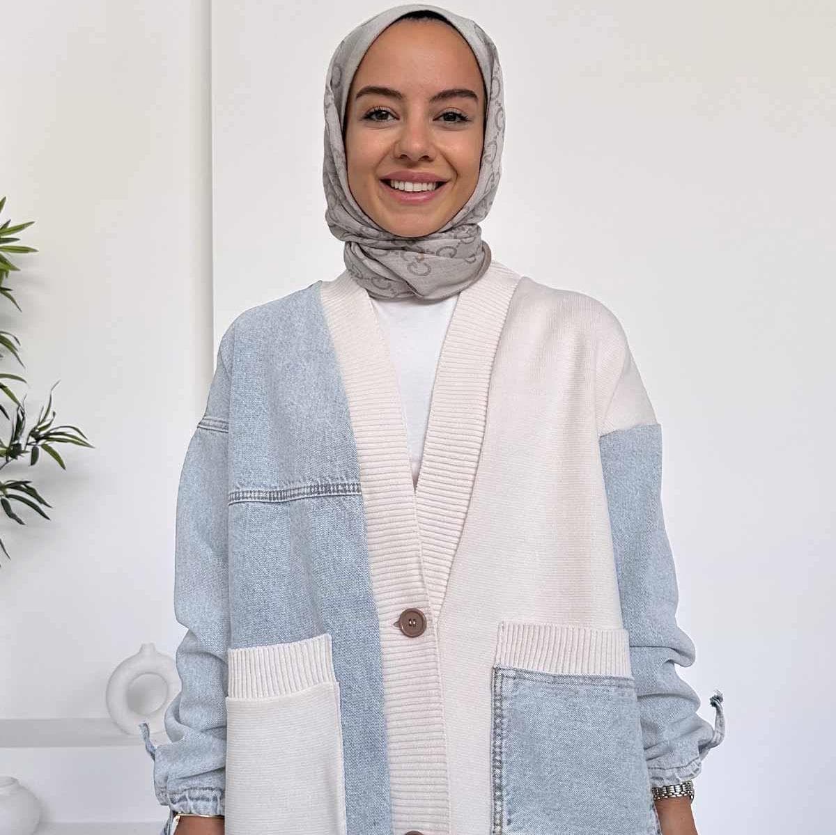 Elegant Double Pocket Design Cardigan for Women – Comfortable Knitwear, Casual and Chic Layer for All Seasons, Perfect Gift Idea, (KH-1879) - image 3