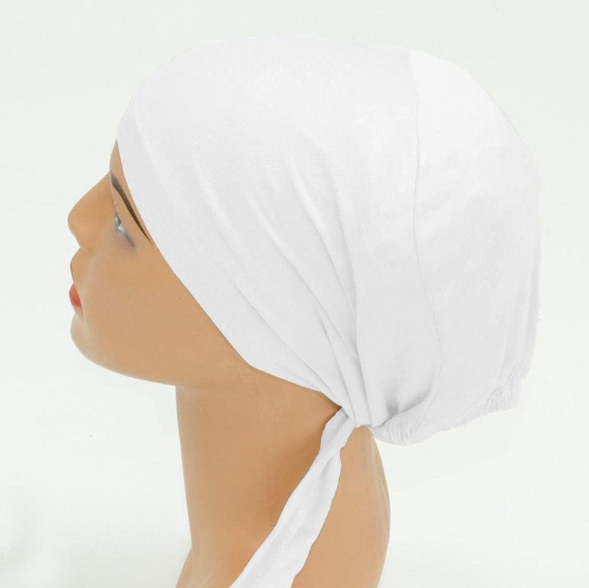 Premium Lycra Cotton Cap - Lightweight, Stretchable & Durable Headscarf for Everyday Wear, Perfect for Hijab and Casual Use,(KH-1816)