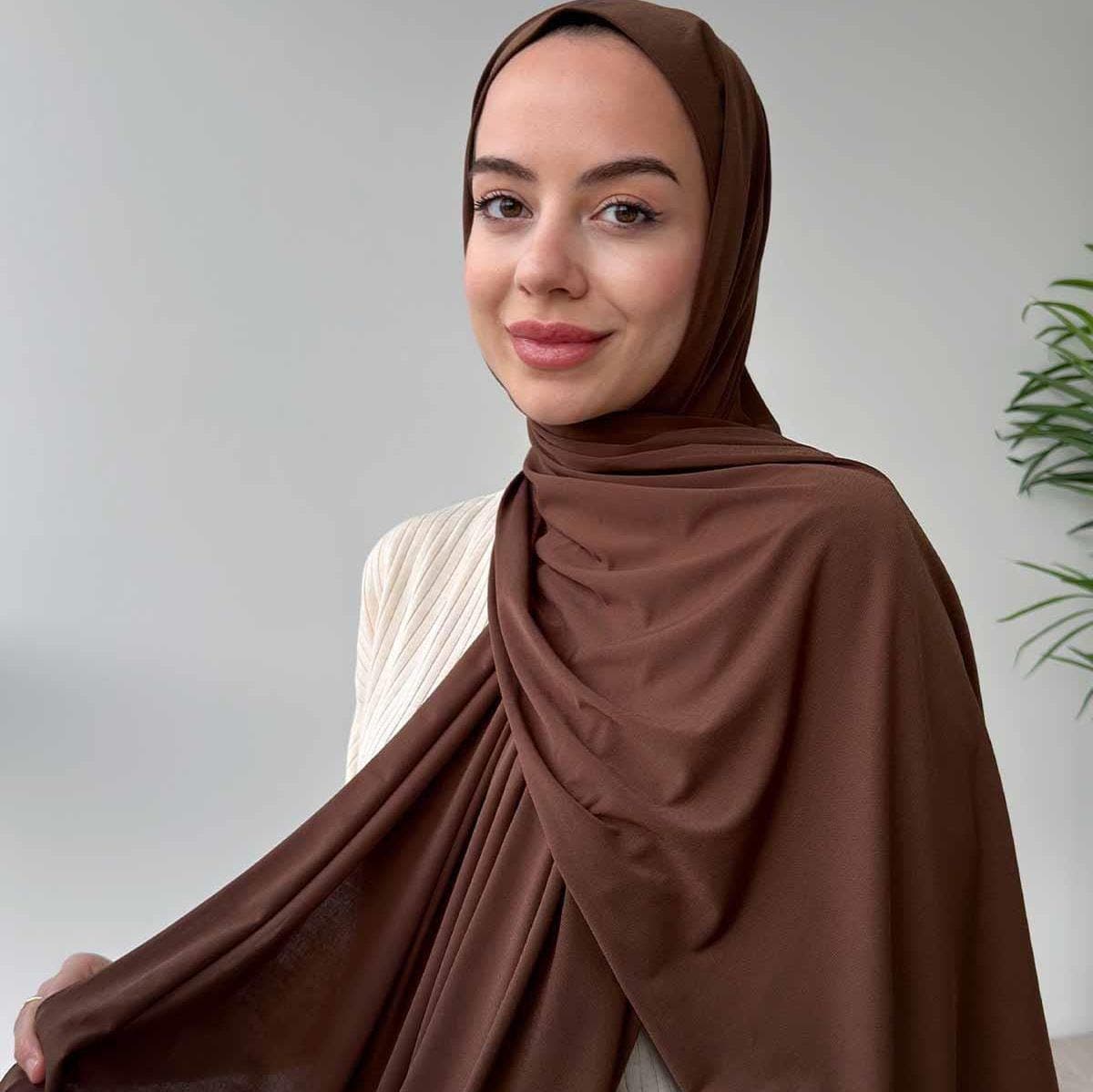 Classic Jacquard Hijab Shawl – Breathable & Comfortable Fabric – Modest Fashion Wrap – Ideal Gift for Women – 70x180cm,(KH-2023) - image 5