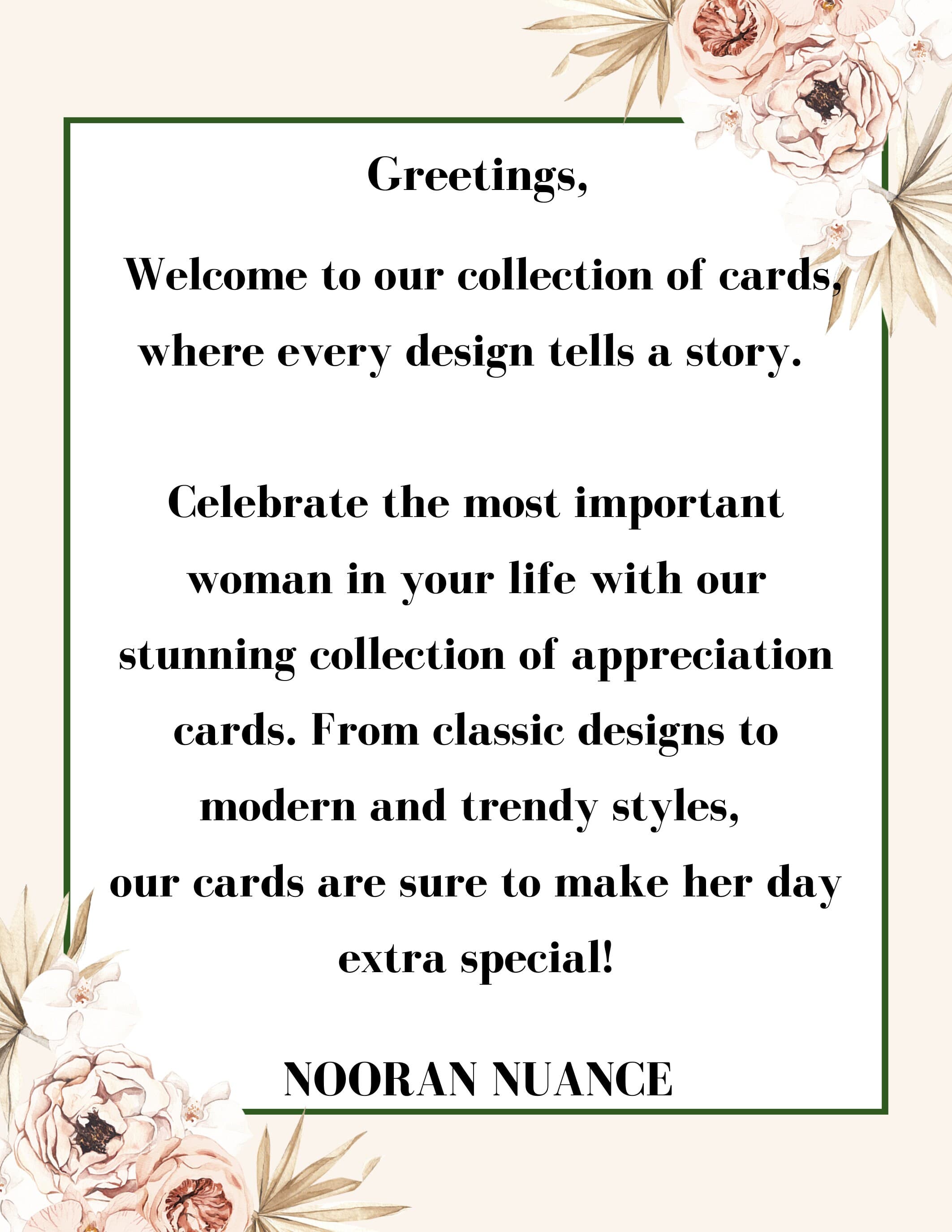 Floral Mother's Day Card: Watercolor Mama Design (Digital Download PDF) - image 3