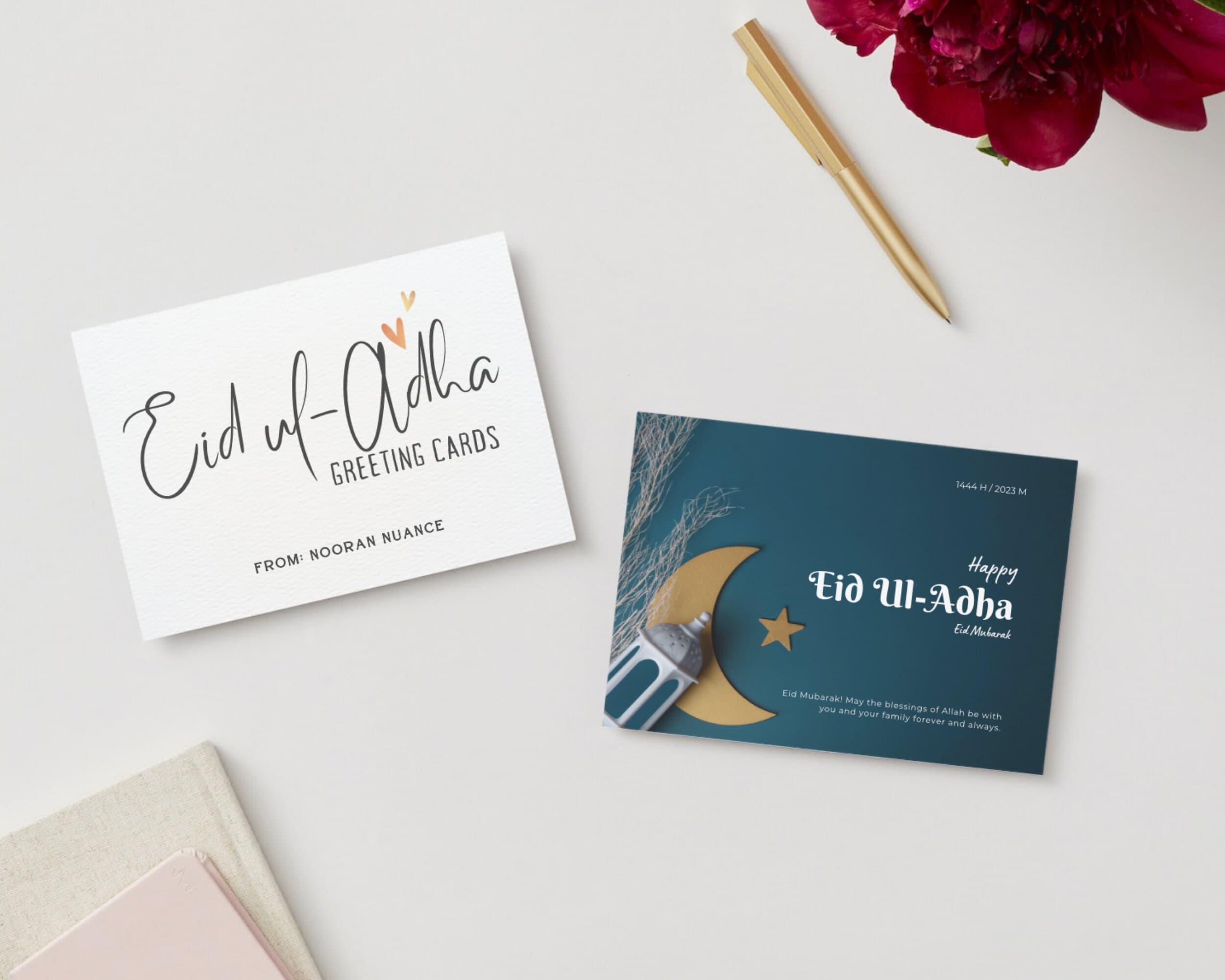 Eid Mubarak Greeting Cards: Festive Muslim Designs (Digital Download) - image 4