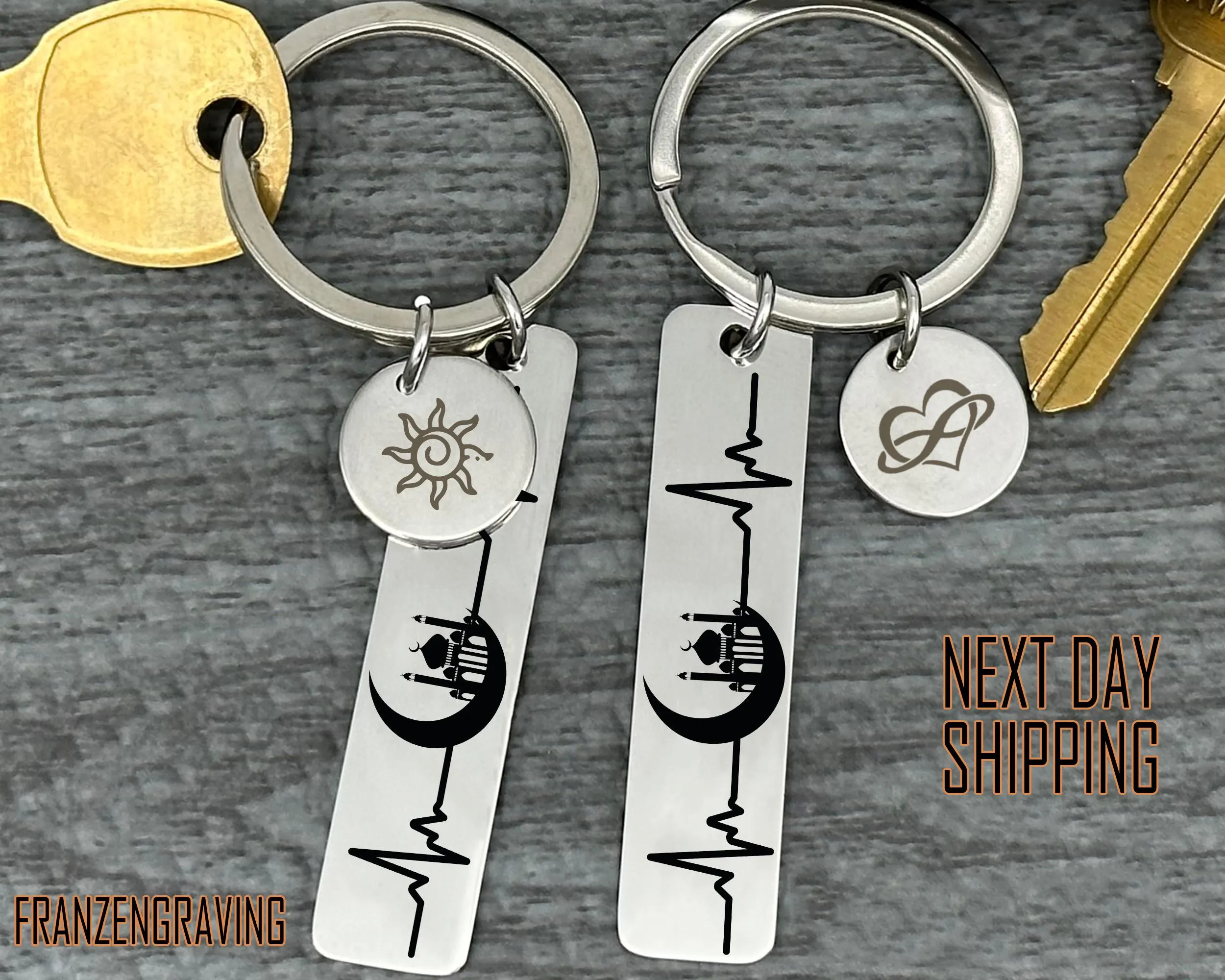 Engraved Mosque Keychain: Personalized Islamic Ramadan Eid Gift