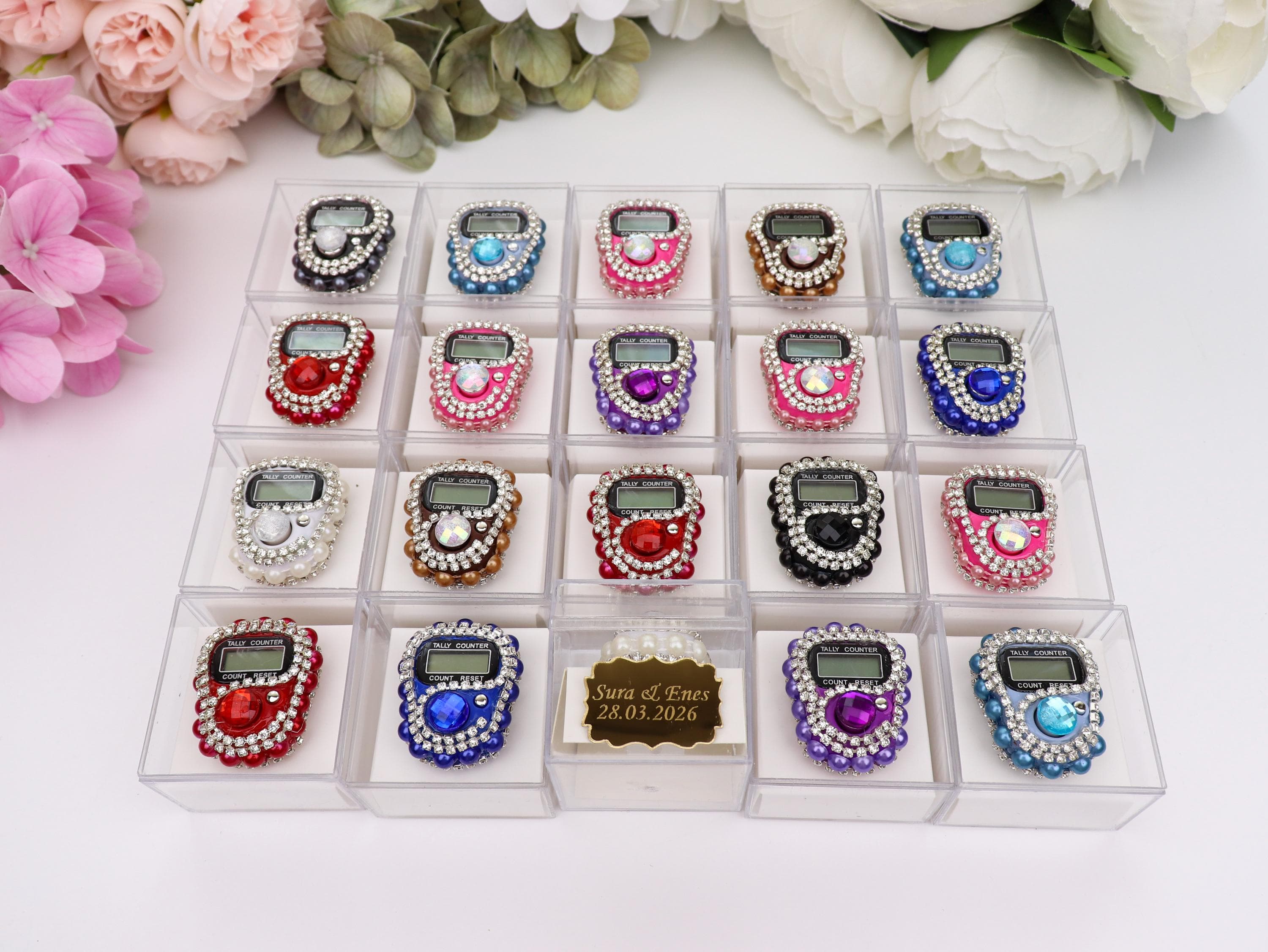 Personalized Digital Tasbih in Gift Box, Prayer Beads: Islamic Gifts, Muslim Wedding İnvitations, Ramadan - image 5
