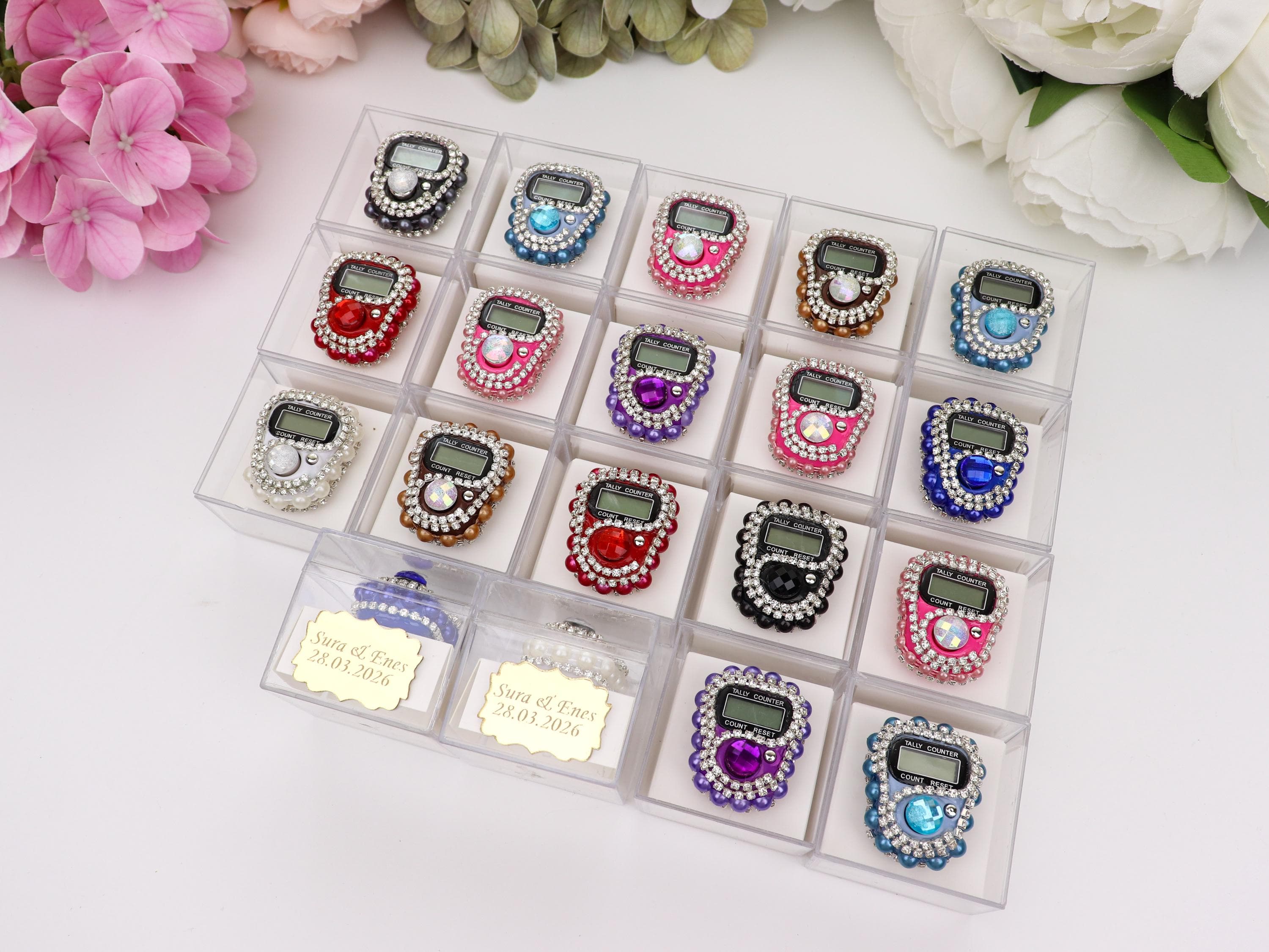 Personalized Digital Tasbih in Gift Box, Prayer Beads: Islamic Gifts, Muslim Wedding İnvitations, Ramadan - image 3