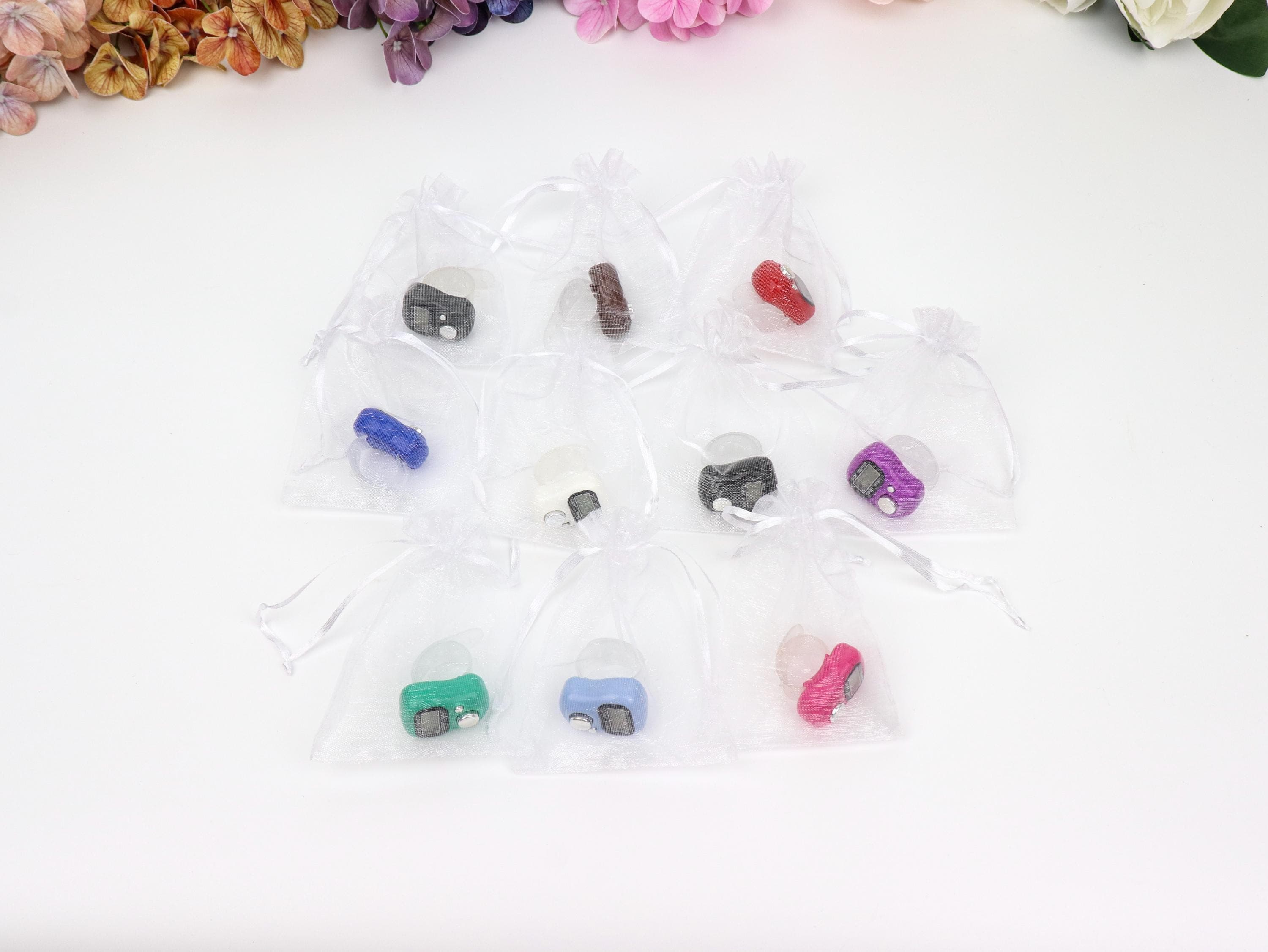 Digital Tasbih Counter in Tulle Bag: Islamic Prayer Beads, Dhikr Gift, Ramadan, Eid - image 4