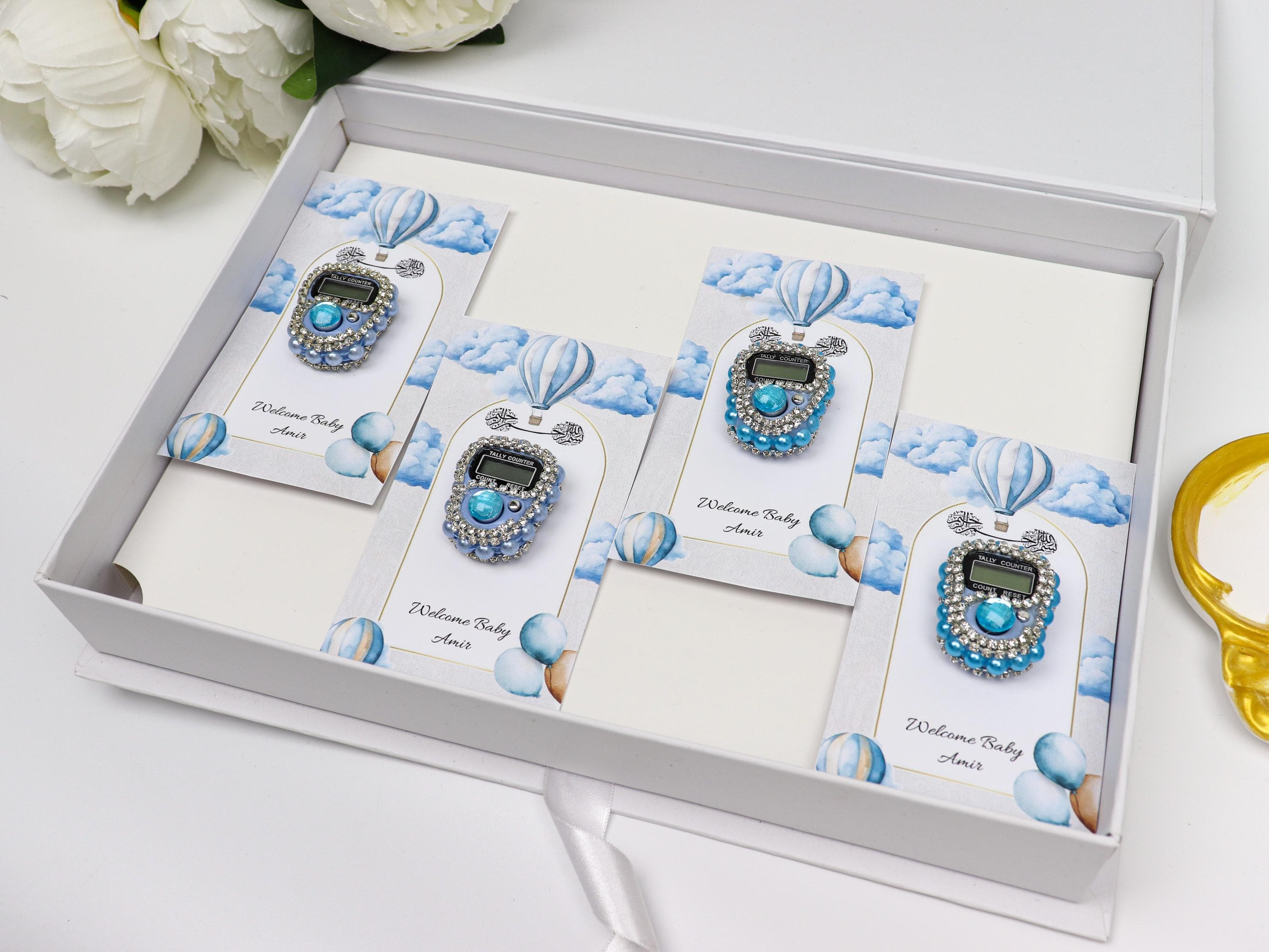 Personalized Digital Finger Counter Tasbih Gift Card, Welcome Baby Shower Favor, Ramadan, Eid - image 5