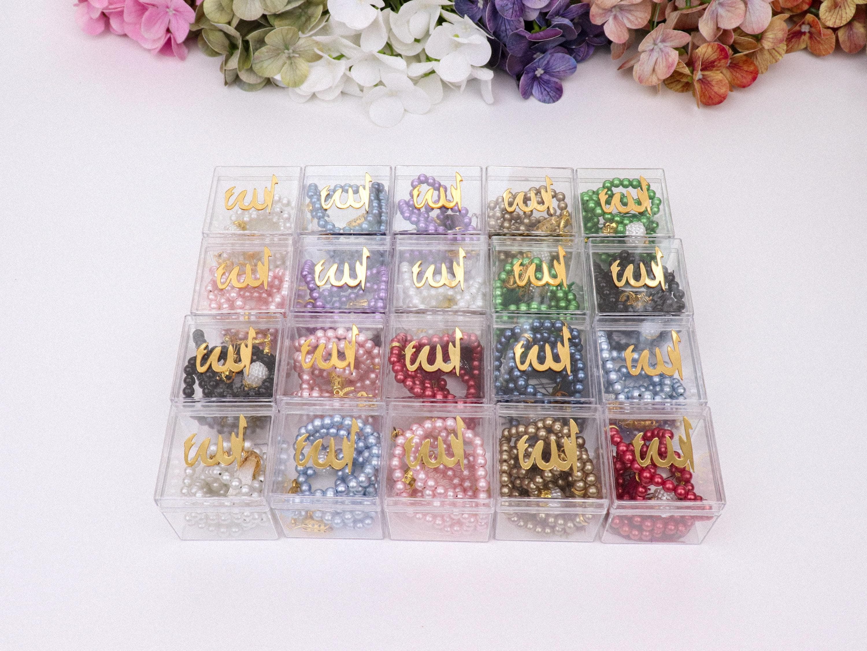 Personalized Pearl Tasbih, Islamic Favors, Custom Muslim Wedding Gift, Nikkah Favors, Eid Mubarak - image 3