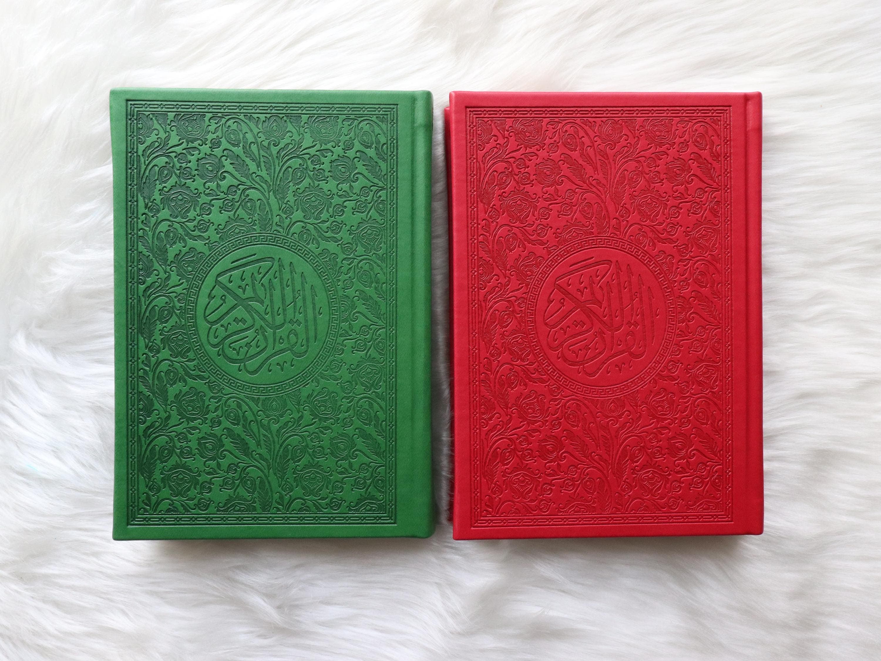 Rainbow Quran: Colorful Arabic Text, Thermo Leather Cover (20x14 Cm) Islamic Gift, Ramadan, Eid - image 3