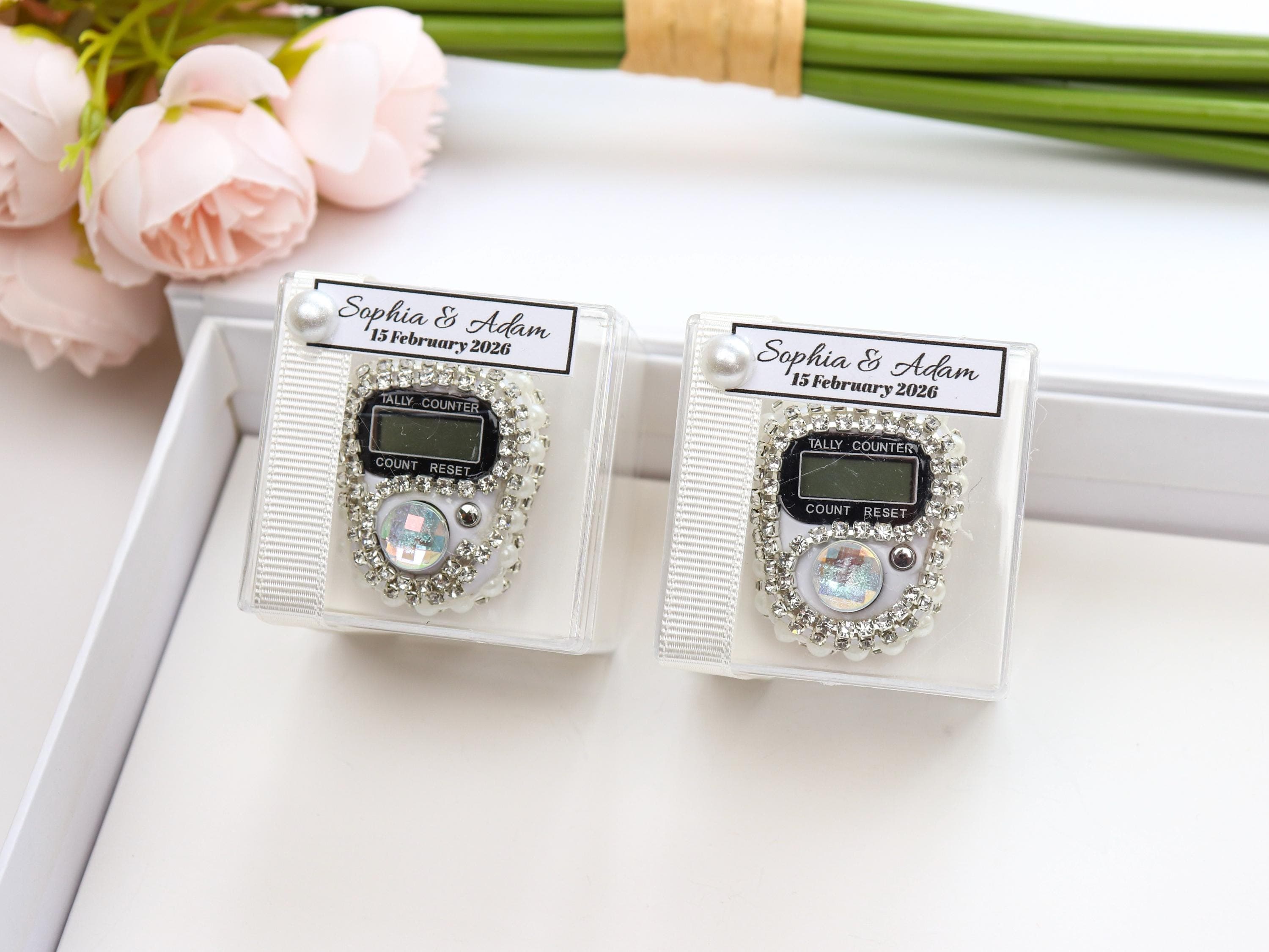 Personalized Digital Tasbih, Prayer Beads: Elegant Islamic Wedding Gift, Ramadan, Eid - image 4
