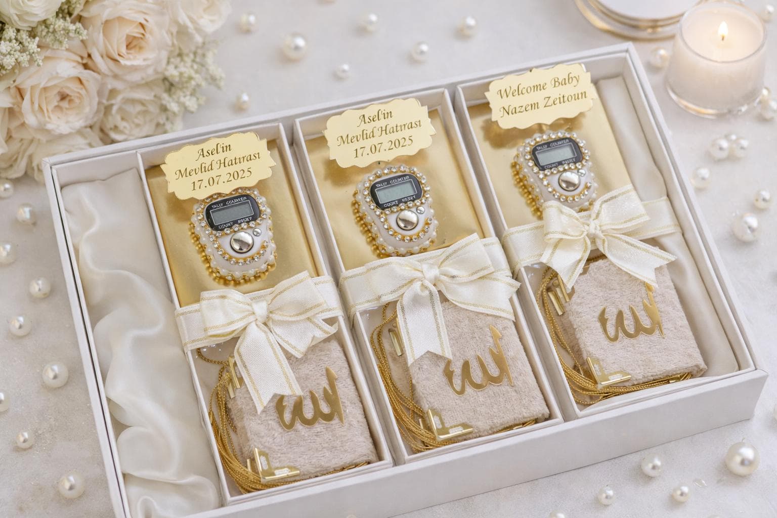 Mini Quran Digital Tasbih Gift Set, Islamic Wedding Gift, Ramadan, Eid - image 5