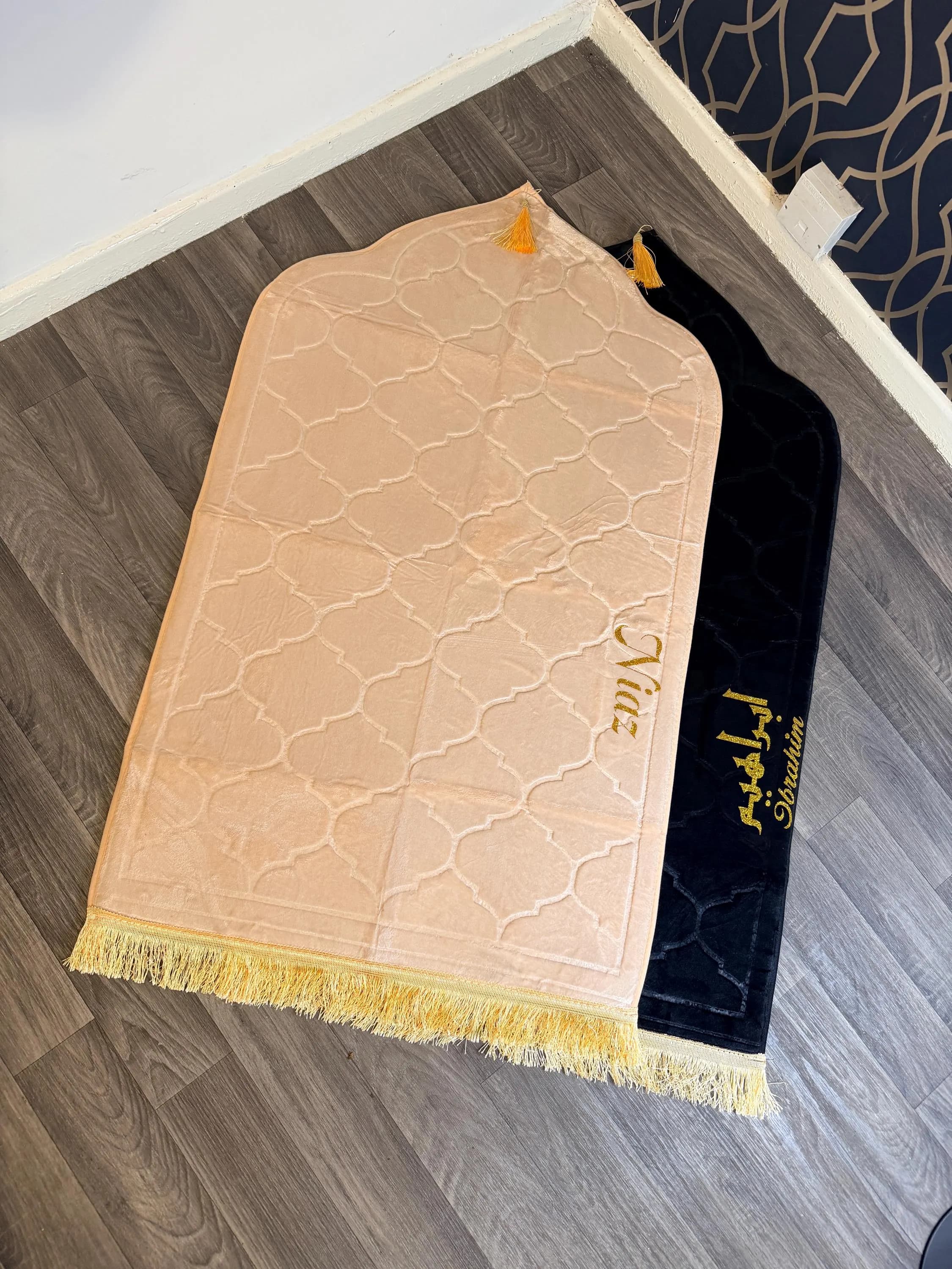 Personalised Prayer Mat I Super Soft Padded Prayer Mat - Comfortable Prayer Mat - Ideal Islamic Gift for Ramadan - Memory Foam Prayer Mat - image 3