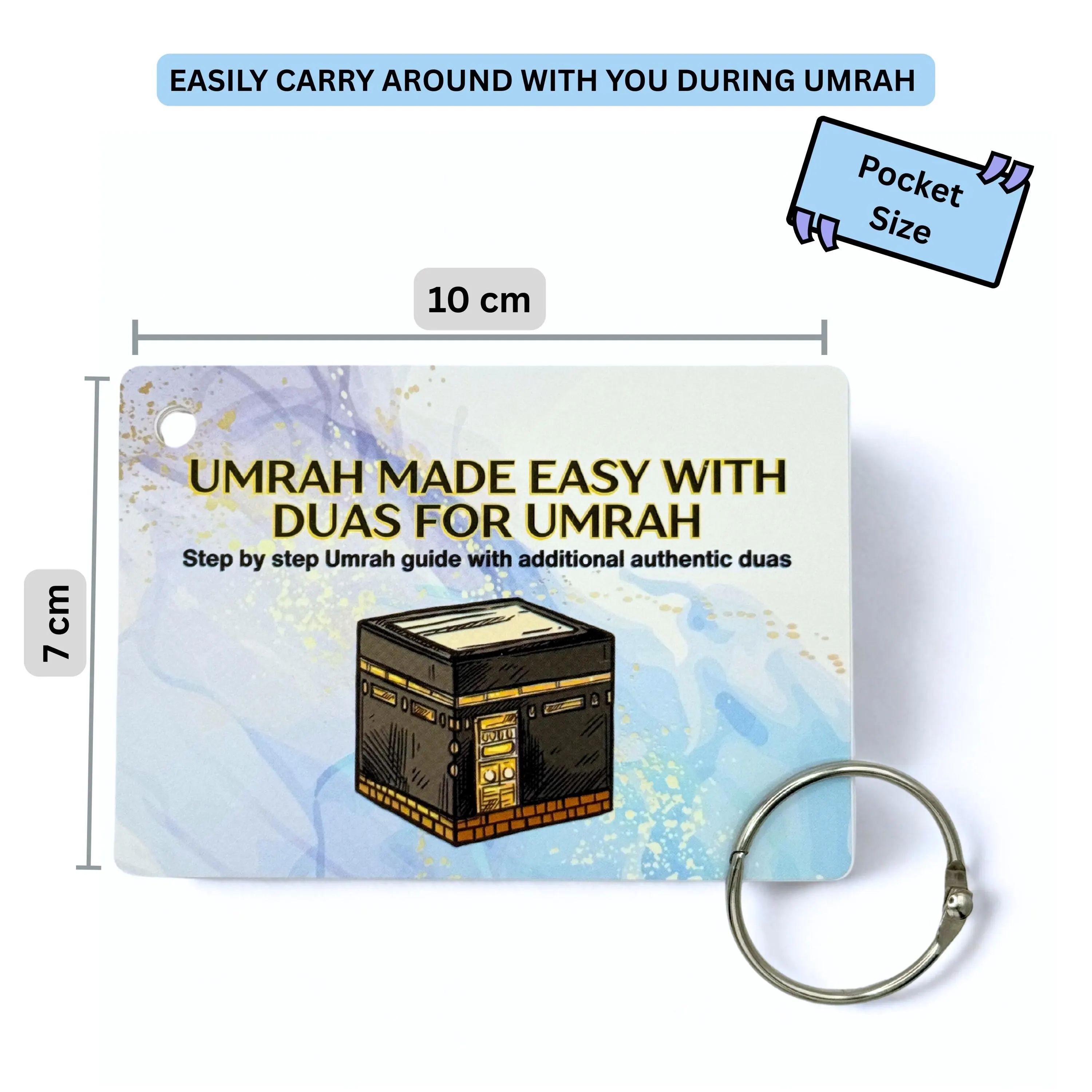 Pocket Umrah Guidebook & Dua Cards with Lanyard - image 5