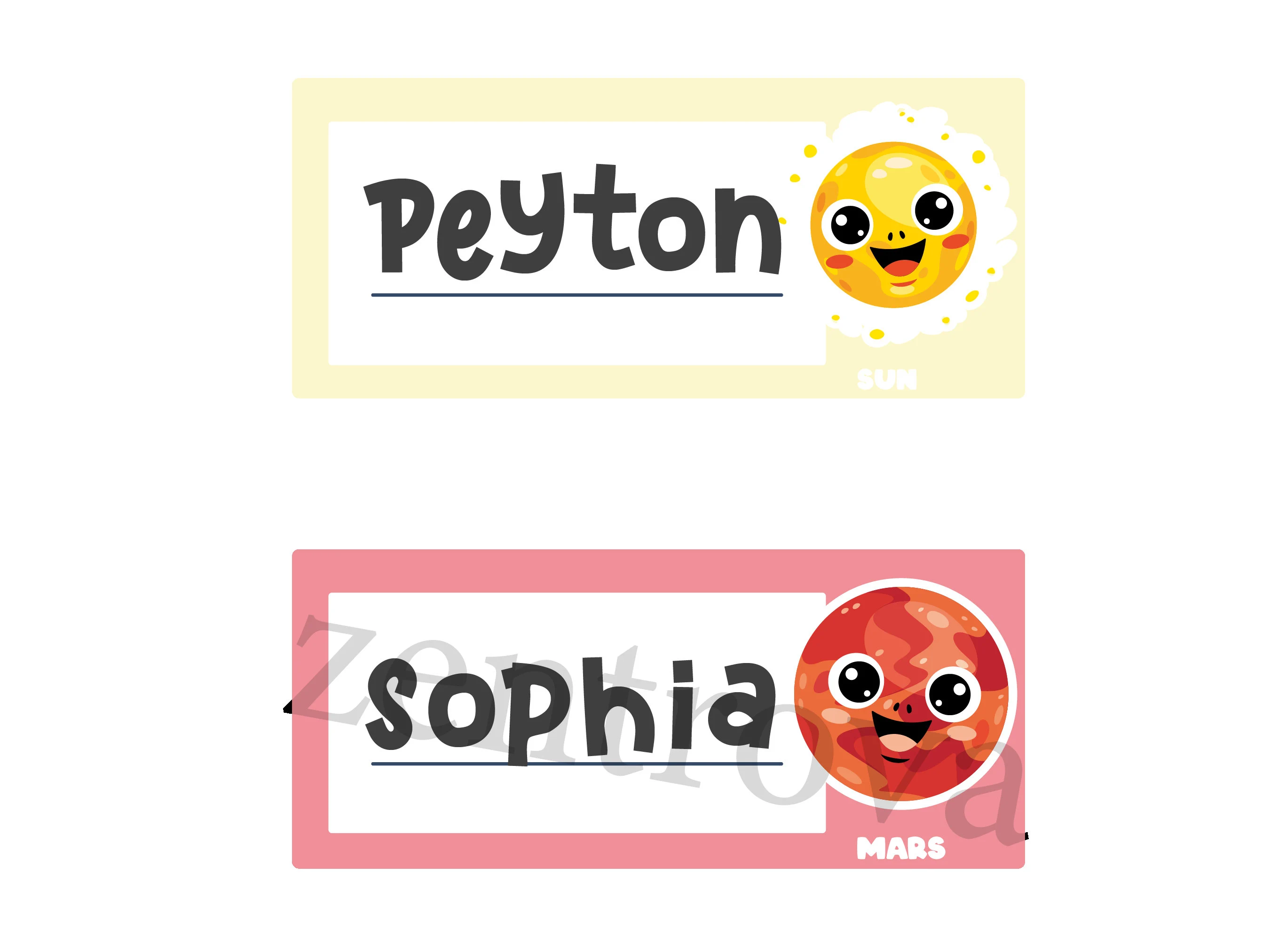Planet Classroom Name Tags | Printable Elementary School Labels (PDF) - image 5