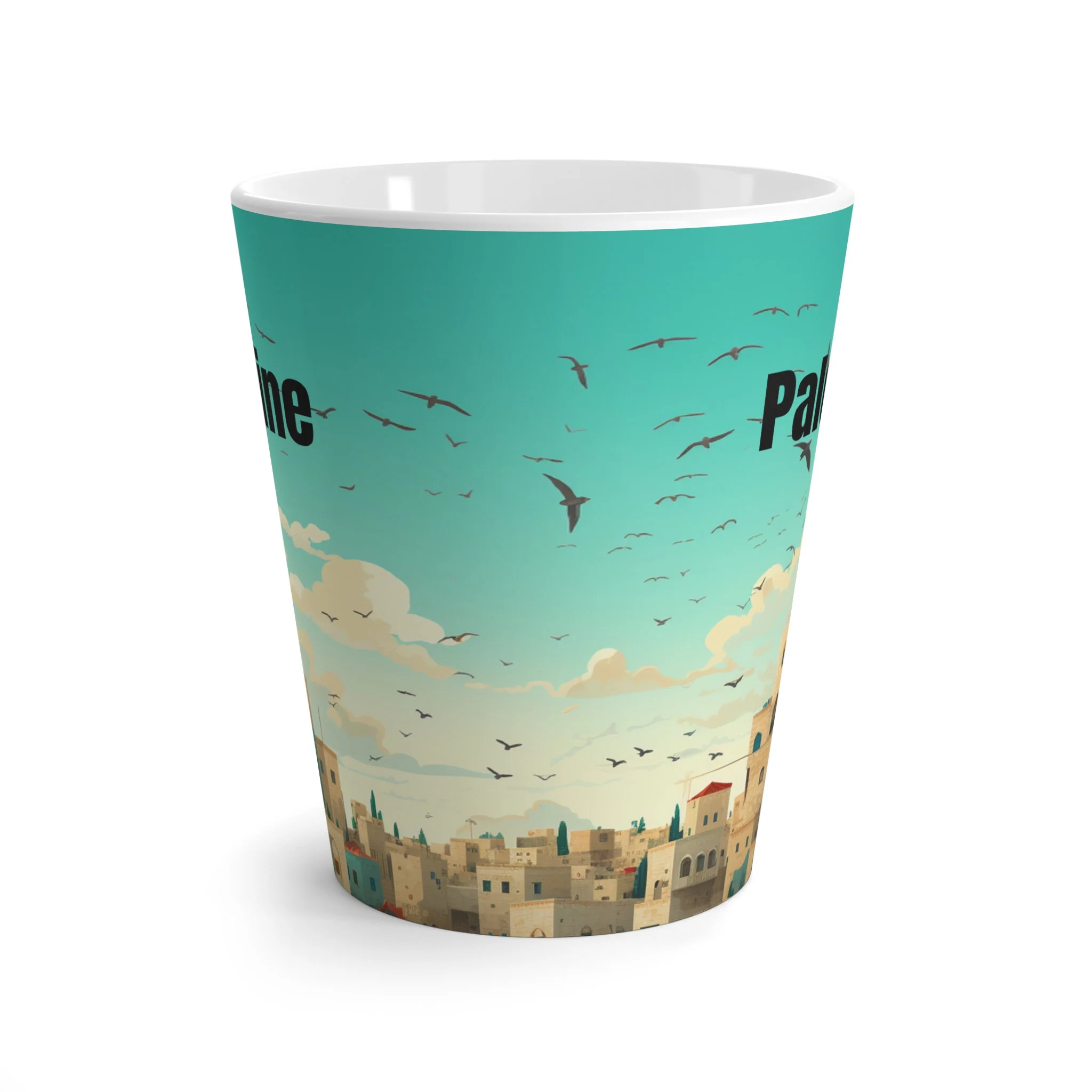 Palestine Latte Mug, Gaza Mug, Palestine Mug, Palestine, Palestinian, Gift Mugs - image 3