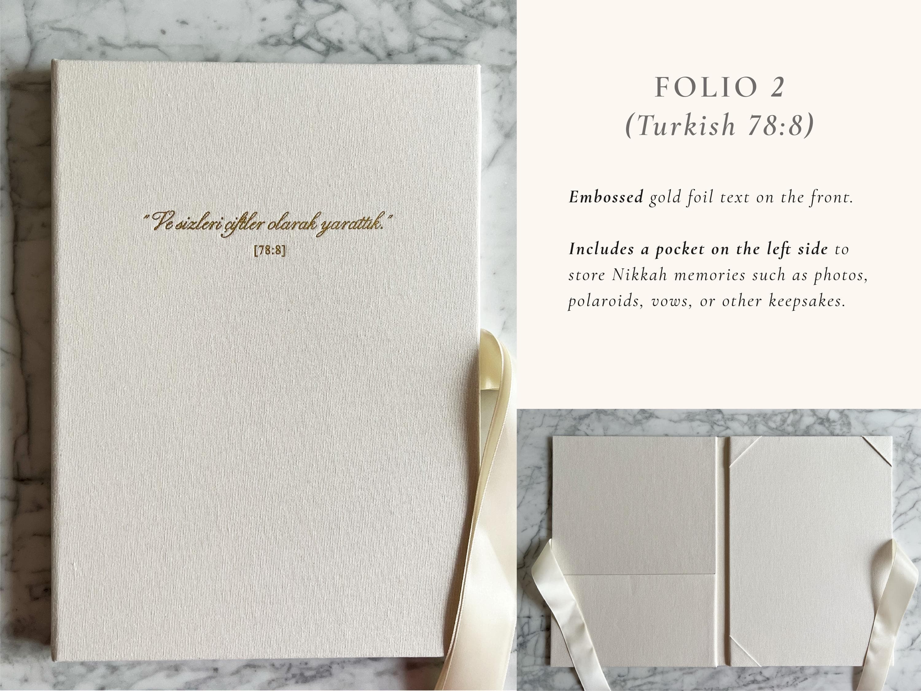 A4 Nikkah Certificate Embossed Victorian Minimalistic | Dini Nikah Belgesi Akdi Hatıra | Islamic Marriage Contract Wedding Muslim Keepsake - image 4