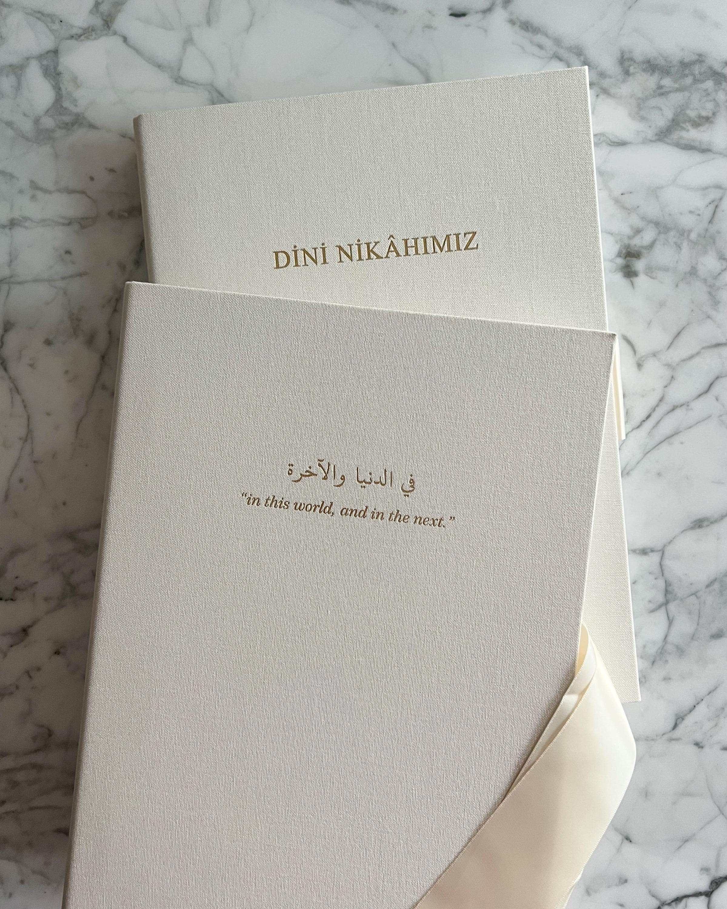 A4 Folio for Nikkah, Muslim Wedding, Muslim Reverts | Dini Nikah Belgesi Akdi | Islamic Marriage Contract Wedding Muslim Keepsake Embossing