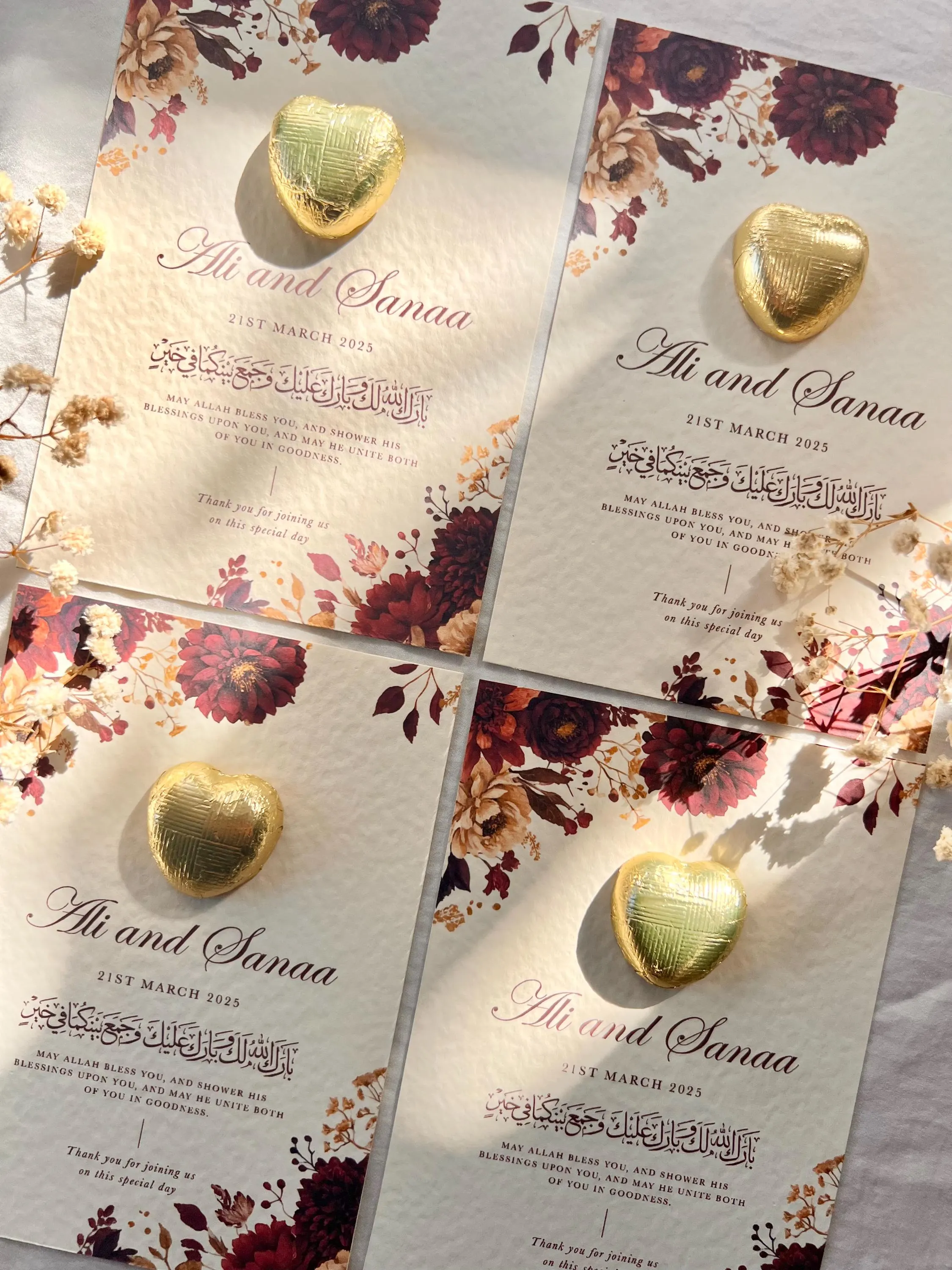 Wedding Favours: Luxury Chocolate Engagement Favours