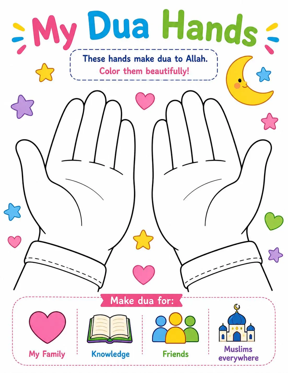 Islamic Activity Book for Kids Ages 3-6 | Coloring, Mazes, Tracing (Digital Download) - image 4