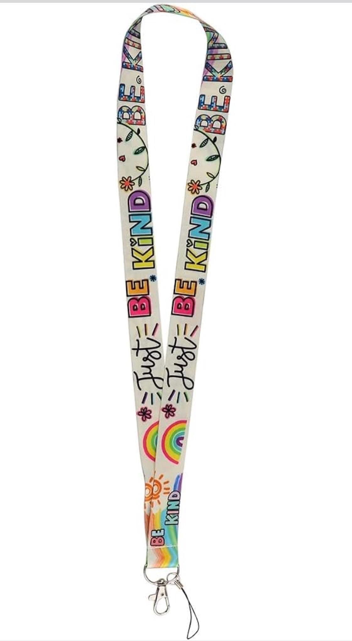 Autism lanyard disability lanyard batch holder rainbow hidden disability special needs children teacher - image 3