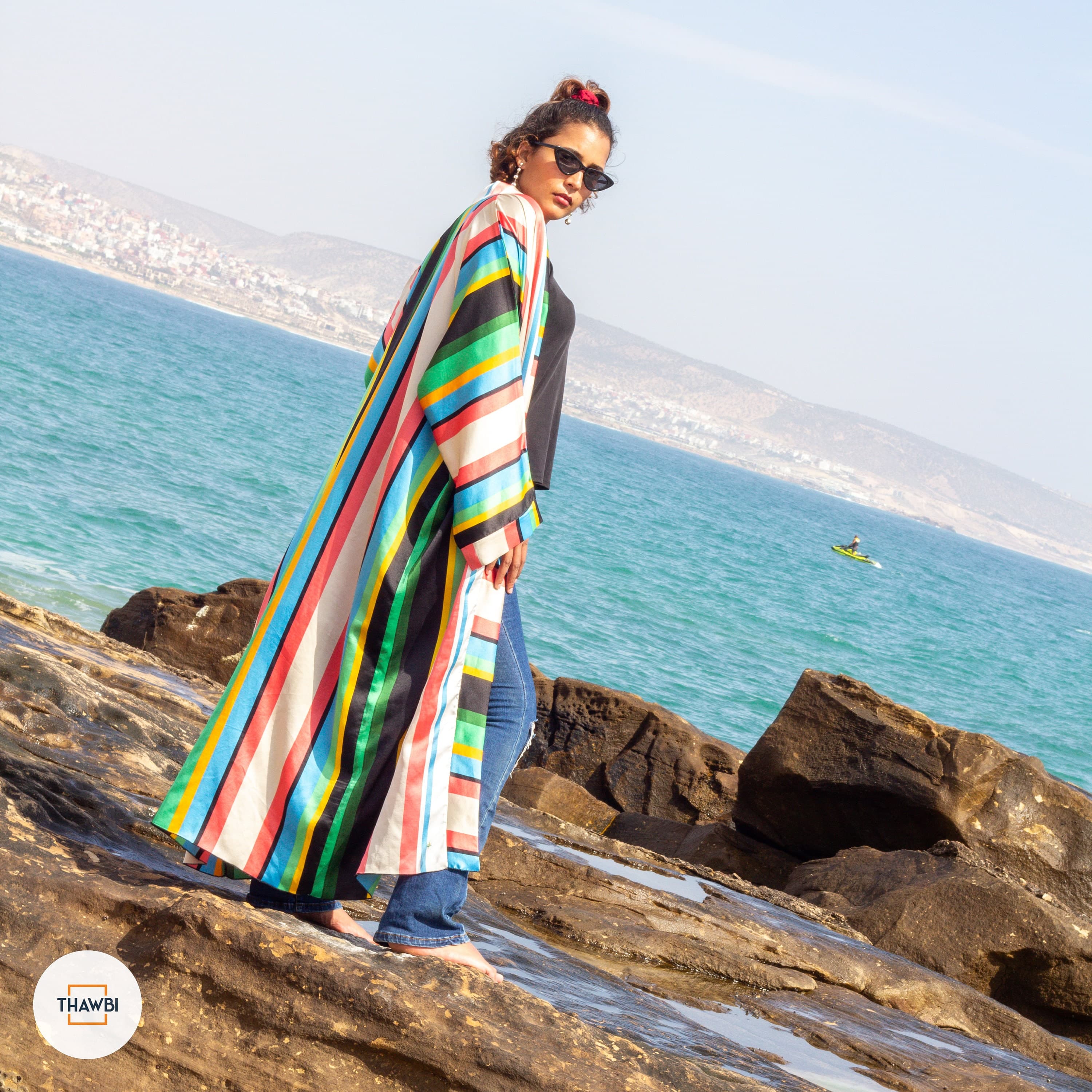 Handmade Colorful Kimono Dress: Moroccan Style Women's Robe - image 3