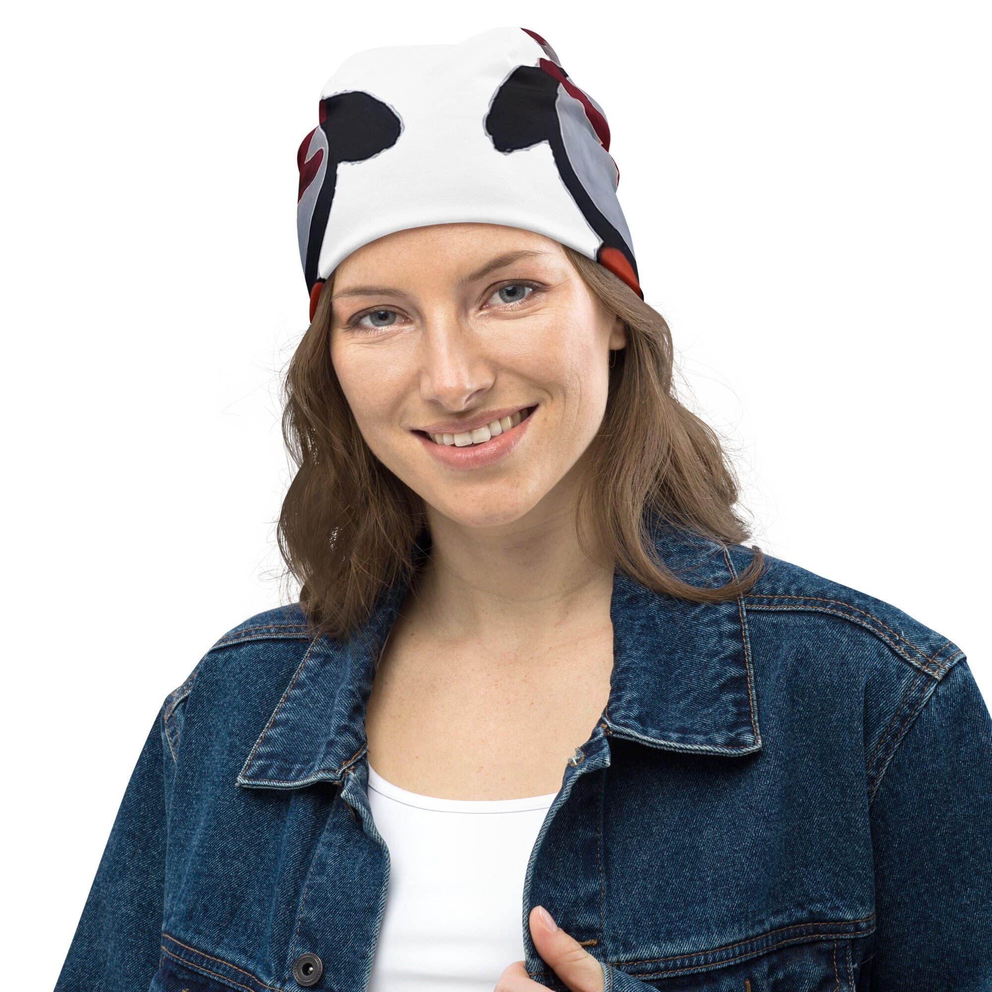 Holiday Penguin Beanie,beanie hat,slouch hat,skull cap,ski hat,running hat,cancer hat,chemo beanie,sorority hat,unisex beanie,soft beanie