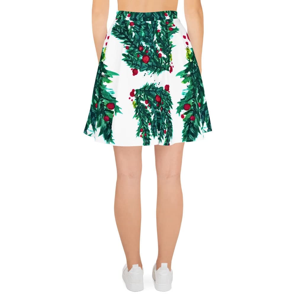 Holiday Skirt,christmas skirt,ruffle skirt,winter skirt,pleated skirt,plus size,elastic waist,flared skirt,flowy skirt