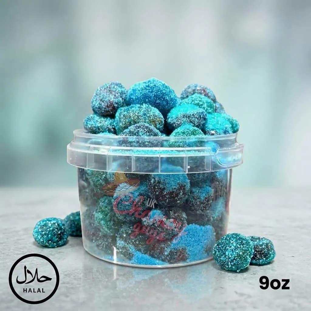Sour Blue Raspberry Gushers - ChamoyGuysUK