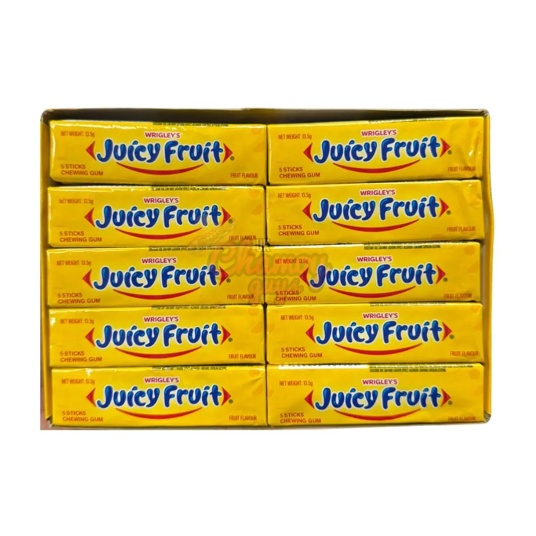 Wrigley’s Juicy Fruit Chewing Gum Pack (13.5g x 20) - image 5