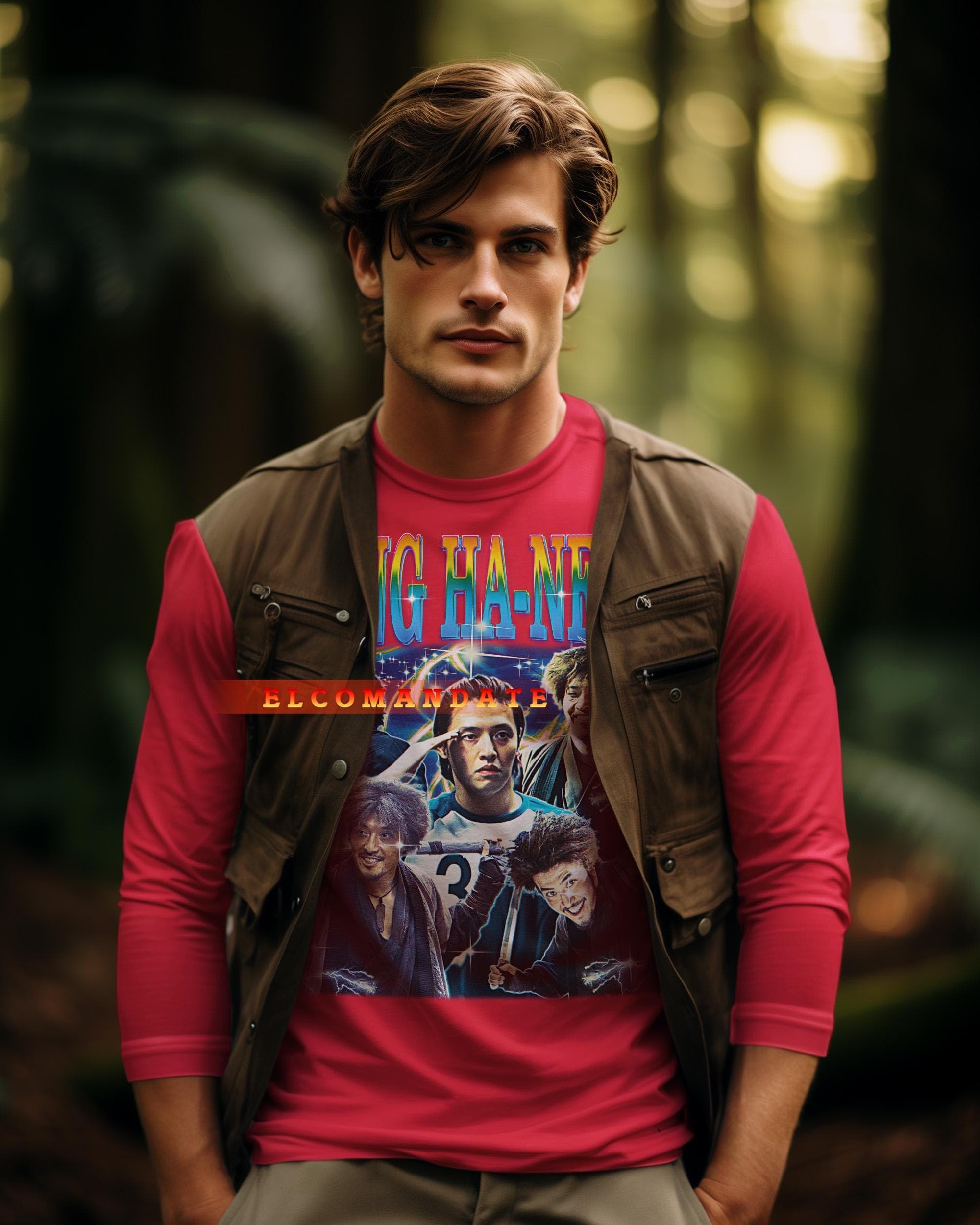 KANG HA-NEUL Shirt - Kang Ha-neul Vintage Shirt, Kang Ha-neul Retro 90s Tshirt, Kang Ha-neul Bootleg Tee - image 4